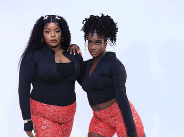 Legacy Strength - Red High Waisted Seamless Biker Shorts